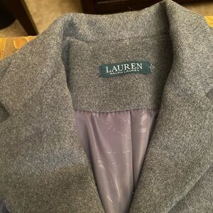 Lauren Ralph Lauren Women's Gray Wool Winter Coat size 10P purchased from Macys